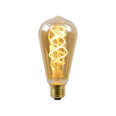 LUCIDE  LED Bulb - Ampoule Led - &Oslash; 6,4 cm - LED Dim. - 1x5W 2200K - Ambre