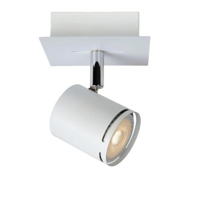 LUCIDE  RILOU - Spot Plafond - LED Dim. - GU10 - 1x4,5W 3000K - Blanc
