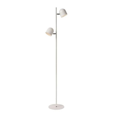 LUCIDE  SKANSKA-LED - Lampadaire - LED Dim. - 2x5W 2700K - Blanc