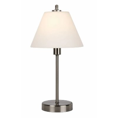 LUCIDE  TOUCH - Lampe De Table - &Oslash; 22 cm - Chrome D&eacute;poli
