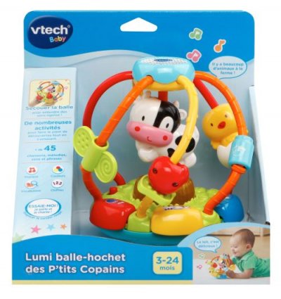 VTECH BABY Lumi balle hochet des ptits copains