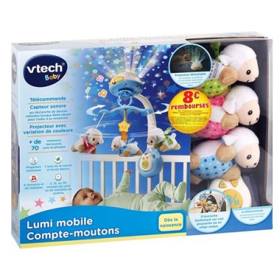 VTECH BABY Lumi Mobile Compte-Moutons - Bleu