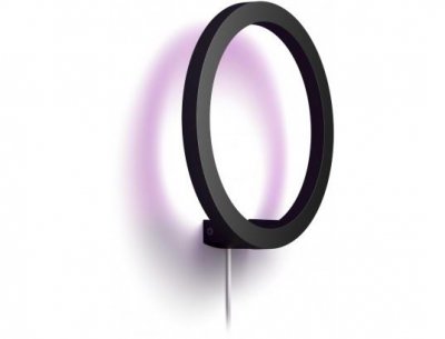 PHILIPS HUE Lumi&egrave;re connect&eacute;e Philips HWCA SANA Applique 20W - Noir 