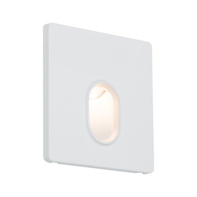  Luminaire encastr&eacute; mural carr&eacute; - 1,7W - 2700K - Blanc