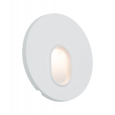  Luminaire encastr&eacute; mural rond - 1,7w - 2700k - blanc
