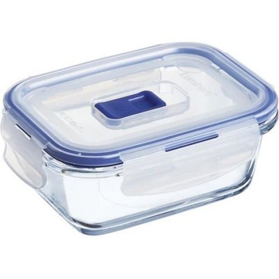 LUMINARC  Pure Box Active - Bo&icirc;te de Conservation herm&eacute;tique en verre, rectangulaire 0,38 L