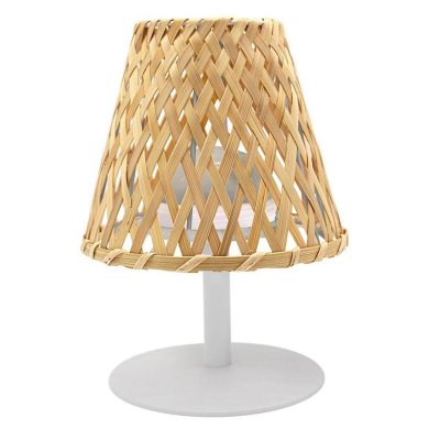 LUMISKY  - Lampe de table sans fil led ibiza Beige Bambou H26CM - Beige