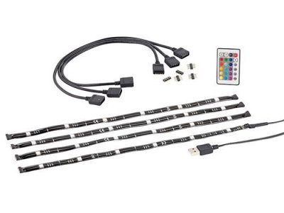 LUNARTEC  Bandes lumineuses USB LED RVB LT-200.col pour TV 46 &agrave; 70