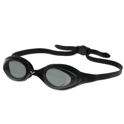 ARENA Lunettes de natation  Spider noir avec verres gris