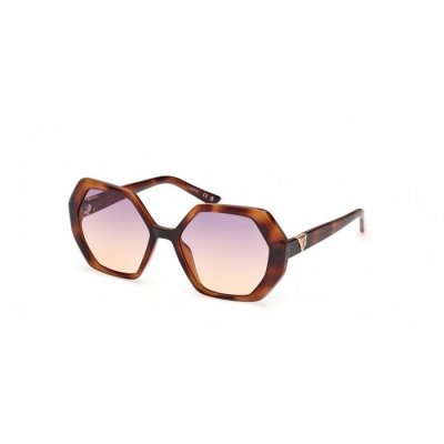 GUESS Lunettes de soleil mod&egrave;le g&eacute;om&eacute;trique Beige 