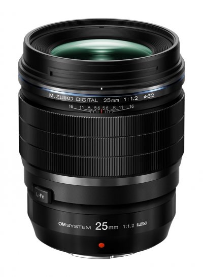 OM SYSTEM M.Zuiko Digital ED 25mm F1.2 PRO (Black) 