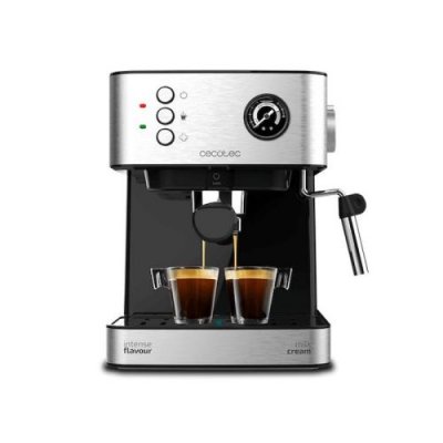 CECOTEC Machine &agrave; caf&eacute;  power expresso professionale acier, 20 bars