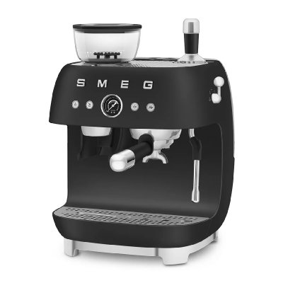 SMEG Machine &agrave; caf&eacute; combin&eacute;e expresso ann&eacute;es 50 noir mat EGF03BLMEU 