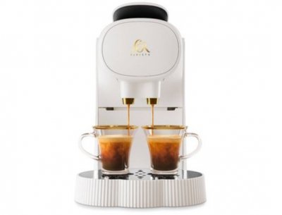 PHILIPS Machine &agrave; caf&eacute; double espresso  L'OR Barista Alessi LM9012/08 Blanc
