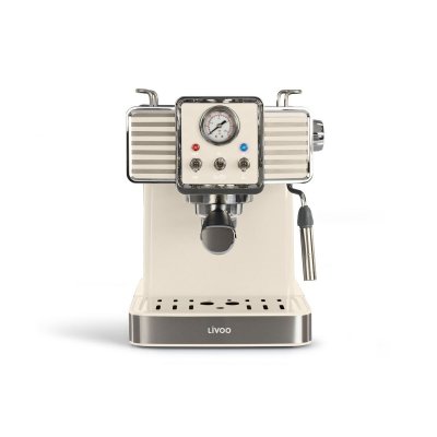 LIVOO Machine &agrave; caf&eacute; expresso  DOD174C Cr&egrave;me