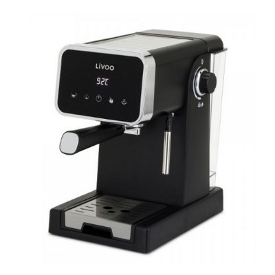 LIVOO Machine &agrave; caf&eacute; expresso -  - DOD218N - 1100 W - 20 bars - Noir