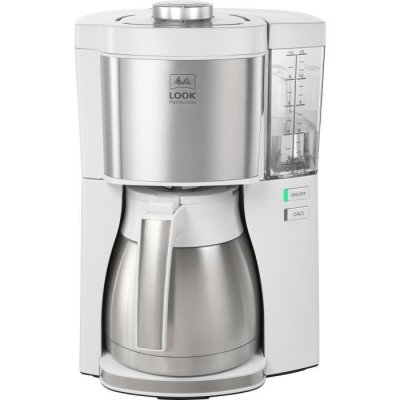 MELITTA Machine &agrave; caf&eacute;  - Look V Therm Perfection 1025-15 Blanc/Acier Bross&eacute;