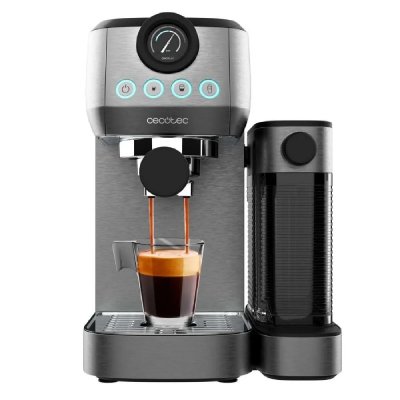 CECOTEC Machine &agrave; caf&eacute; semi-automatique Power Espresso 20 Steel Pro Latte