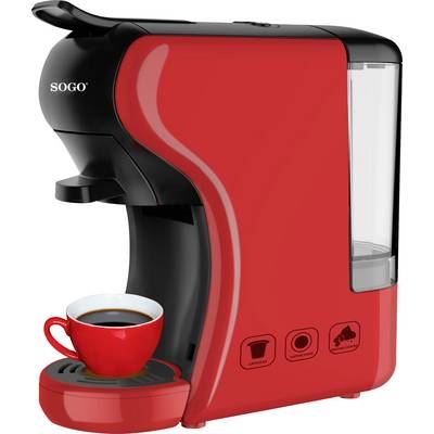 SOGO Machine &agrave; capsules 1450w rouge