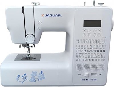 Machine &agrave; coudre - Jaguar - 190S - &Eacute;lectronique l&eacute;g&egrave;re - 200 points - 8 boutonni&egrave;res automatiques