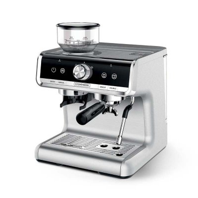 KITCHENCOOK Machine &agrave; Expresso Avec Broyeur Professionnel Home Bistro 
