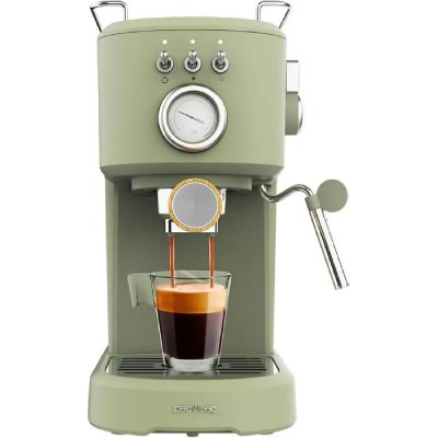 CECOTEC Machine &agrave; expresso r&eacute;tro verte Power Espresso 20