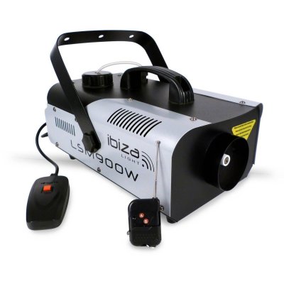 IBIZA Machine &agrave; fum&eacute;e - 900W - T&eacute;l&eacute;commande sans fil + Filaire - LSM900W
