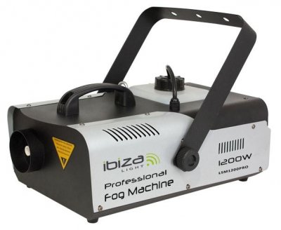 IBIZA SOUND Machine &agrave; fum&eacute;e professionnelle programmable LSM1200PRO 2.3 litres