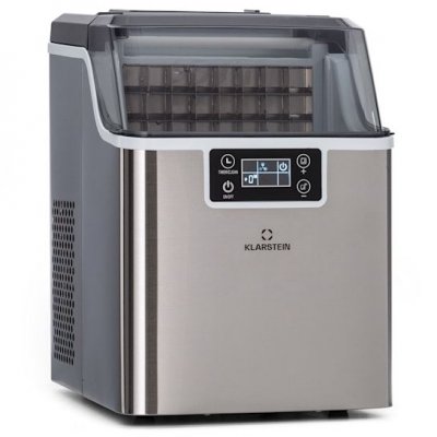 KLARSTEIN Machine &agrave; gla&ccedil;ons - Chios - 20 kg/24h - Auto-Clean - 3,2 L - Gris 