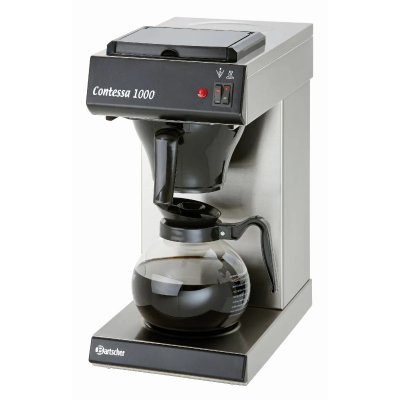 BARTSCHER Machine Caf&eacute; Professionnelle Filtre Panier Contessa 1000 - - - Plastique1.8 215x385x460mm