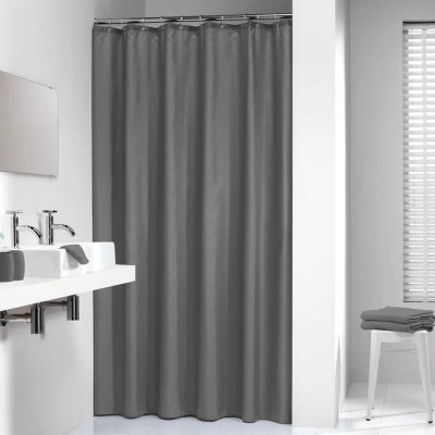 SEALSKIN Madeira Rideau de douche - 240x200 cm - Polyester Gris - 