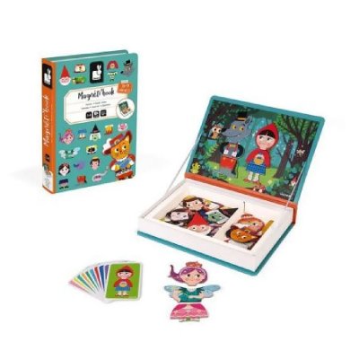 JANOD Magn&eacute;ti'book Contes, 30 magnets - Jeu Magn&eacute;tique - D&egrave;s 3 ans