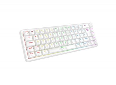 ONIVERSE Magnus Clavier 65% 68 touches Azerty filaire USB RGB Blanc