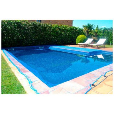FUN AND GO Maille pour couverture de piscine &agrave; feuille de piscine 4x8m. E3-81034