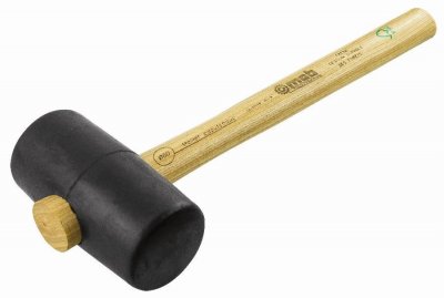 MOB Maillet en caoutchouc 60mm bois fr&ecirc;ne -  OUTILLAGE - 0367600201