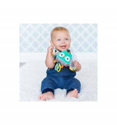 INFANTINO Main Line Bw Pop Hochet Vibrant Hibou