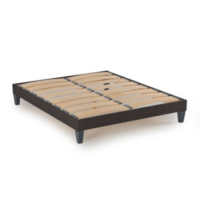MAISON AUBERTIN  - Sommier en Kit Tissu Gris - 140 x 200 cm
