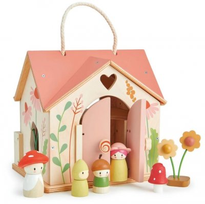 TENDER LEAF TOYS Maison de poup&eacute;e en bois rosewood