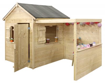 SOULET Maisonnette en bois Alpaga pour enfant avec pergola
