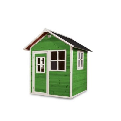 EXIT Maisonnette en bois pour enfants loft 100 vert -  toys 50.01.02.00