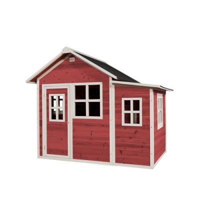 EXIT Maisonnette en bois pour enfants Loft 150 Rouge -  Toys