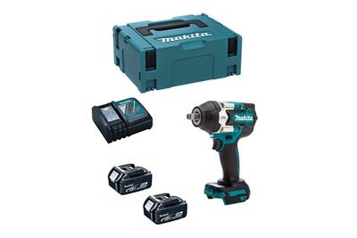 MAKITA  - Cl&eacute; &agrave; Chocs DTW700RTJ (2 x 5,0 Ah DC18RC MAKPAC 2)
