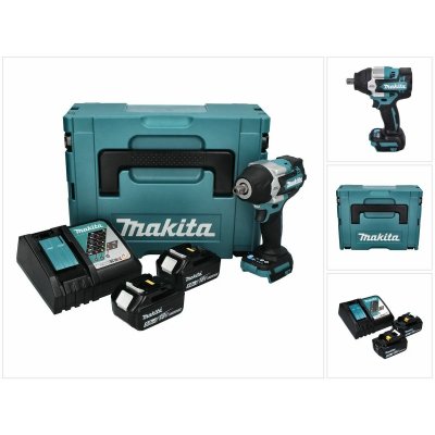 MAKITA  - Cl&eacute; &agrave; Chocs DTW701RTJ (2 x 5,0 Ah DC18RC makpac 3)