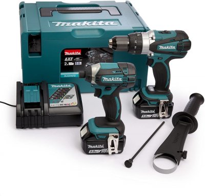 MAKITA  Combopack perceuse a percussion et visseuse a chocs - DLX2145TJ 