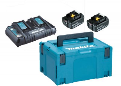 MAKITA  Energy 197629-2 2x Bl1850b+dc18rd Bleu,Noir