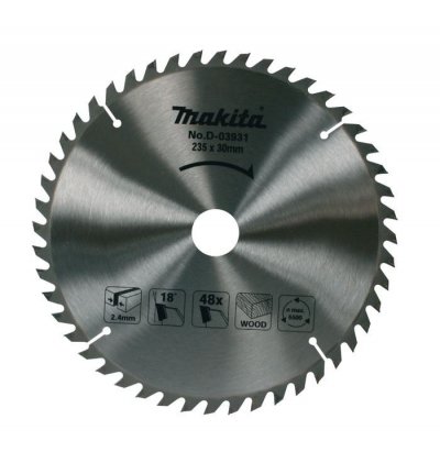MAKITA  - Lame de scie circulaire carbure 235mm 48 dents - D-03931