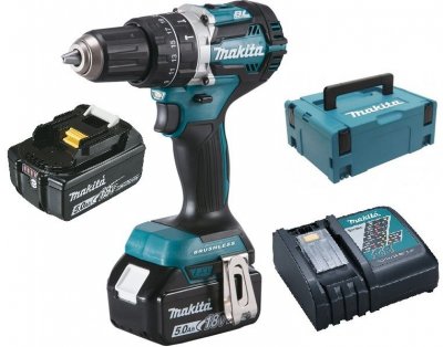 MAKITA  Perceuse visseuse 18V Li-Ion 5 Ah DHP484RTJ