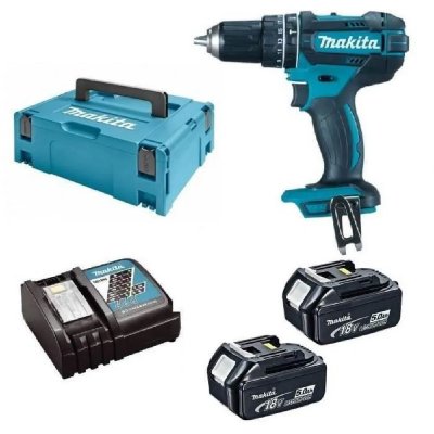 MAKITA  Perceuse visseuse &agrave; percussion 18V 5Ah - DHP482RTJ