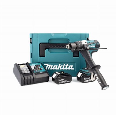 MAKITA  Perceuse visseuse percussion 18 V 5 Ah - DHP458RTJ