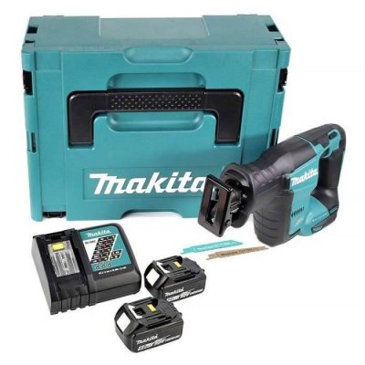 MAKITA  - Scie r&eacute;cipro 18V lxt (2x5,0 Ah) en makpac DJR188RTJ